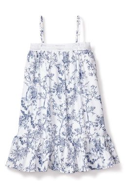 Petite Plume Kids' Timeless Floral Nightgown in White