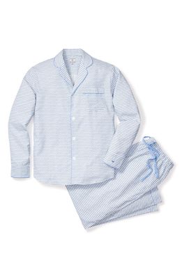 Petite Plume Men's La Mer Pajamas in Blue