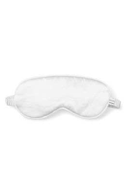 Petite Plume Silk Sleep Mask in White