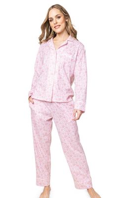 Petite Plume Sussex Cotton Pajamas in Pink