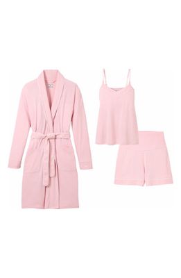 Petite Plume The Must Have 3-Piece Cotton Maternity Set in Pink
