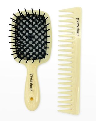 Petite Vented Brush & Comb Set