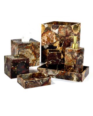 Petrified Wood Tissue Box Cover