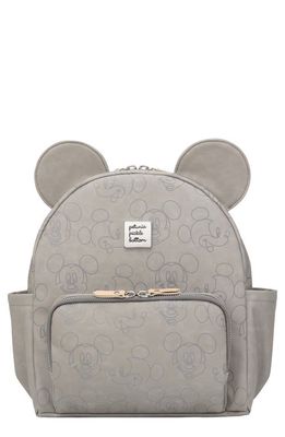 Petunia Pickle Bottom x Disney Love Mickey Mouse Mini Backpack in Grey