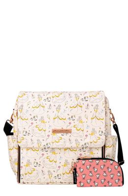 Petunia Pickle Bottom x Disney Whimsical Belle Boxy Water Resistant Backpack in Yellow