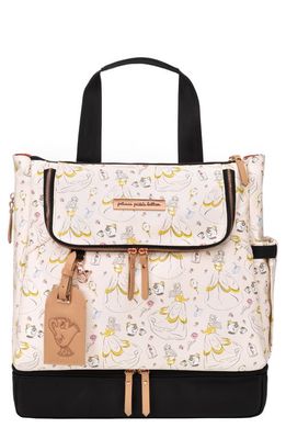 Petunia Pickle Bottom x Disney Whimsical Belle Pivot Water Resistant Backpack in Yellow