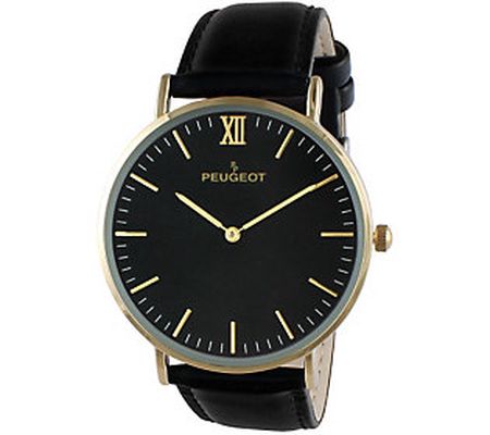 Peugeot Men's Slim Goldtone Watch