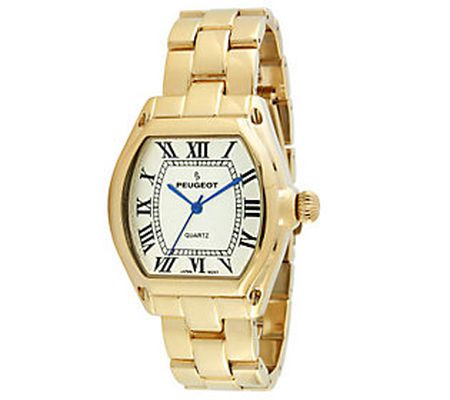 Peugeot Women's Goldtone Roman Numeral Bracelet Watch