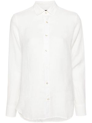 Peuterey button-up linen shirt - White