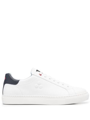 Peuterey contrast-panel low-top sneakers - White