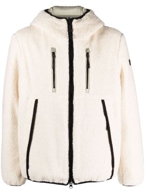 Peuterey fleece reversible jacket - White