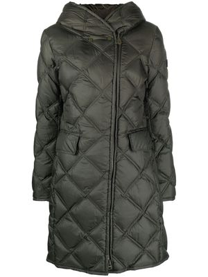 Peuterey hooded quilted coat - Green