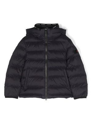Peuterey kids hooded quilted padded jacket - Blue