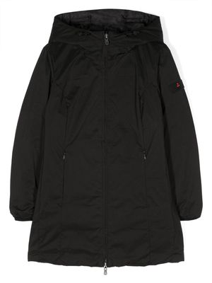 Peuterey kids reversible hooded padded coat - Black