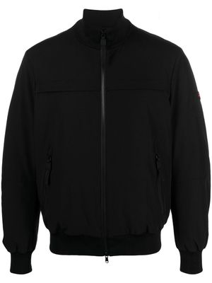 Peuterey logo-appliqué zip-up bomber jacket - Black