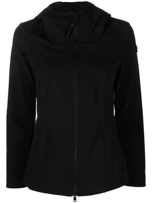 Peuterey logo-patch hooded jacket - Black