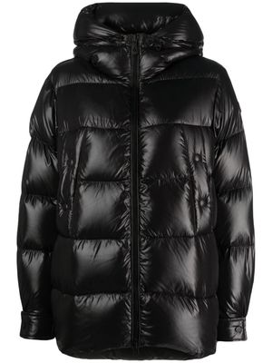 Peuterey logo-patch padded hooded jacket - Black