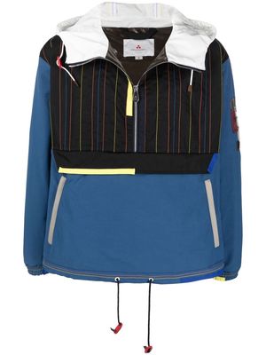 Peuterey multi-zip hooded travel jacket - Blue