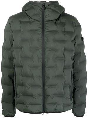 Peuterey quilted hooded jacket - Green
