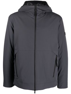Peuterey zipped hooded jacket - Grey