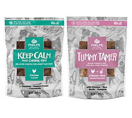 Phelps Wellness Keep Calm and Tummy Tamer Treat s 2 pack