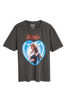 Philcos Blondie Heart of Glass Cotton Graphic T-Shirt in Black Pigment
