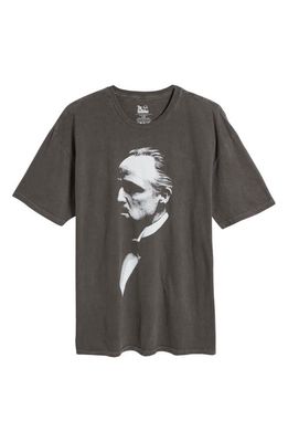Philcos Godfather Graphic T-Shirt in Black Pigment