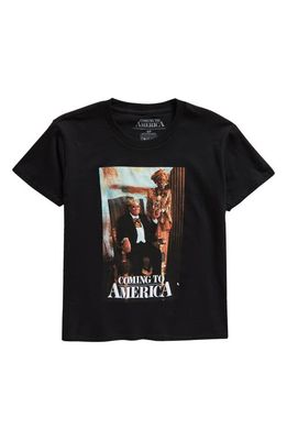 Philcos Kids' Coming to America Graphic T-Shirt in Black