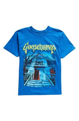Philcos Kids' Goosebumps Haunted House Graphic T-Shirt in Royal