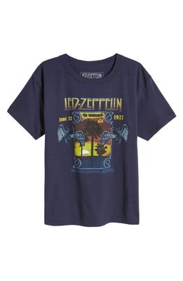 Philcos Kids' Led Zeppelin in Concert Cotton Graphic T-Shirt in Navy