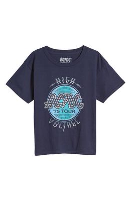 Philcos Kids' Parental Advisory Cotton Graphic T-Shirt in Navy