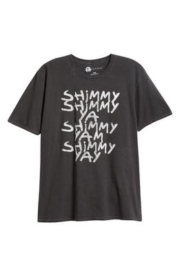 Philcos ODB Shimmy Ya Cotton Graphic T-Shirt in Black Pigment