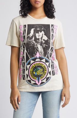 Philcos Tom Petty Cotton Graphic T-Shirt in Ivory 