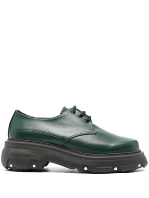 PHILEO 60mm AppleSkin™ platform Derby shoes - Green