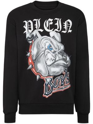 Philipp Plein Bulldogs cotton sweatshirt - Black