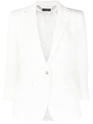 Philipp Plein Cady single-breasted blazer - White