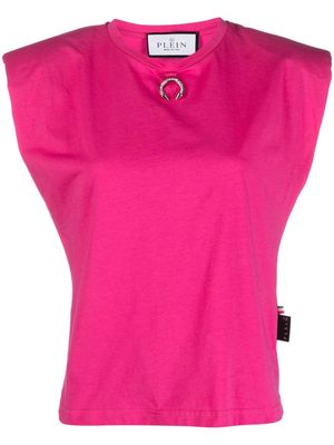 Philipp Plein charm-embellished T-shirt - Pink