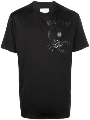 Philipp Plein chest logo-print detail T-shirt - Black