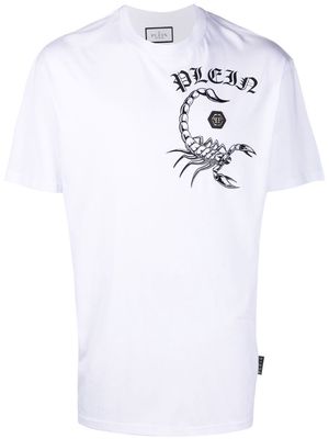 Philipp Plein chest logo-print detail T-shirt - White