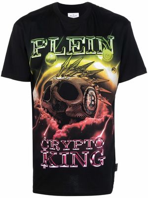 Philipp Plein 'Crypto King' cotton T-shirt - Black