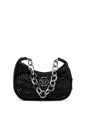 Philipp Plein crystal-embellished tote bag - Black