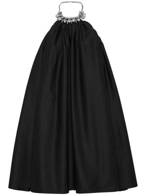 Philipp Plein crystal-embellishment cotton mini dress - Black