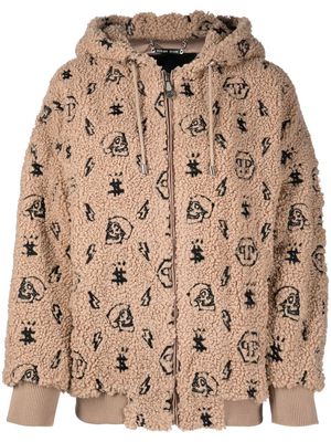 Philipp Plein embroidered bomber jacket - Neutrals