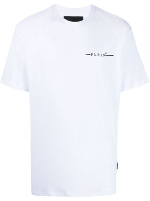 Philipp Plein flocked logo-print T-shirt - White