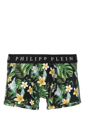 Philipp Plein floral-print boxers - Green