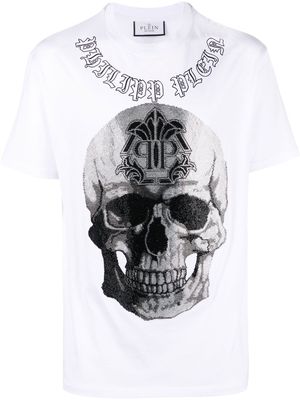 Philipp Plein Gothic Banner short-sleeve T-shirt - White