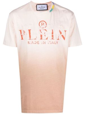 Philipp Plein Gothic Plain gradient-effect T-shirt - Neutrals