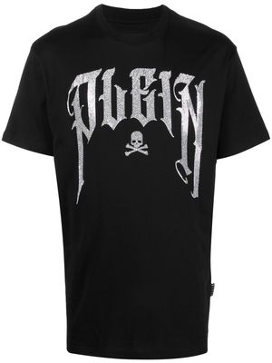 Philipp Plein Gothic Plein logo print T-shirt - Black