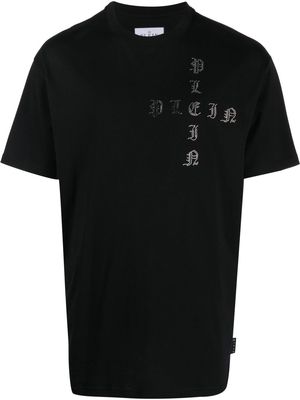 Philipp Plein Gothic Plein short-sleeve T-shirtrr - Black