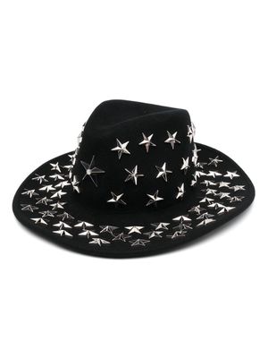 Philipp Plein "Hat Star Studs" - Black